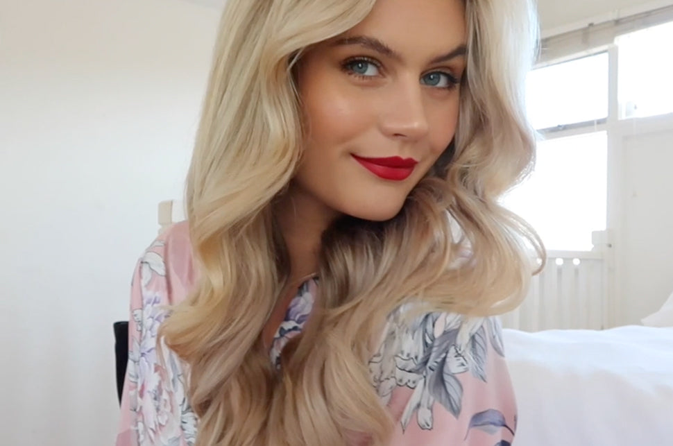 Jordan Simek's Daily Hair Routine + Evening Glam Tutorial