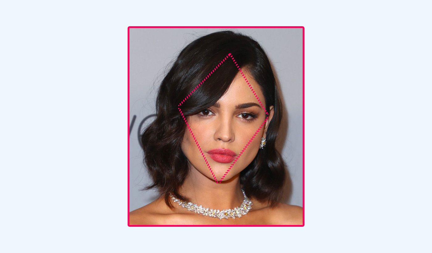 How Do Celebrities With Diamond Face Shape Style Their Hair?